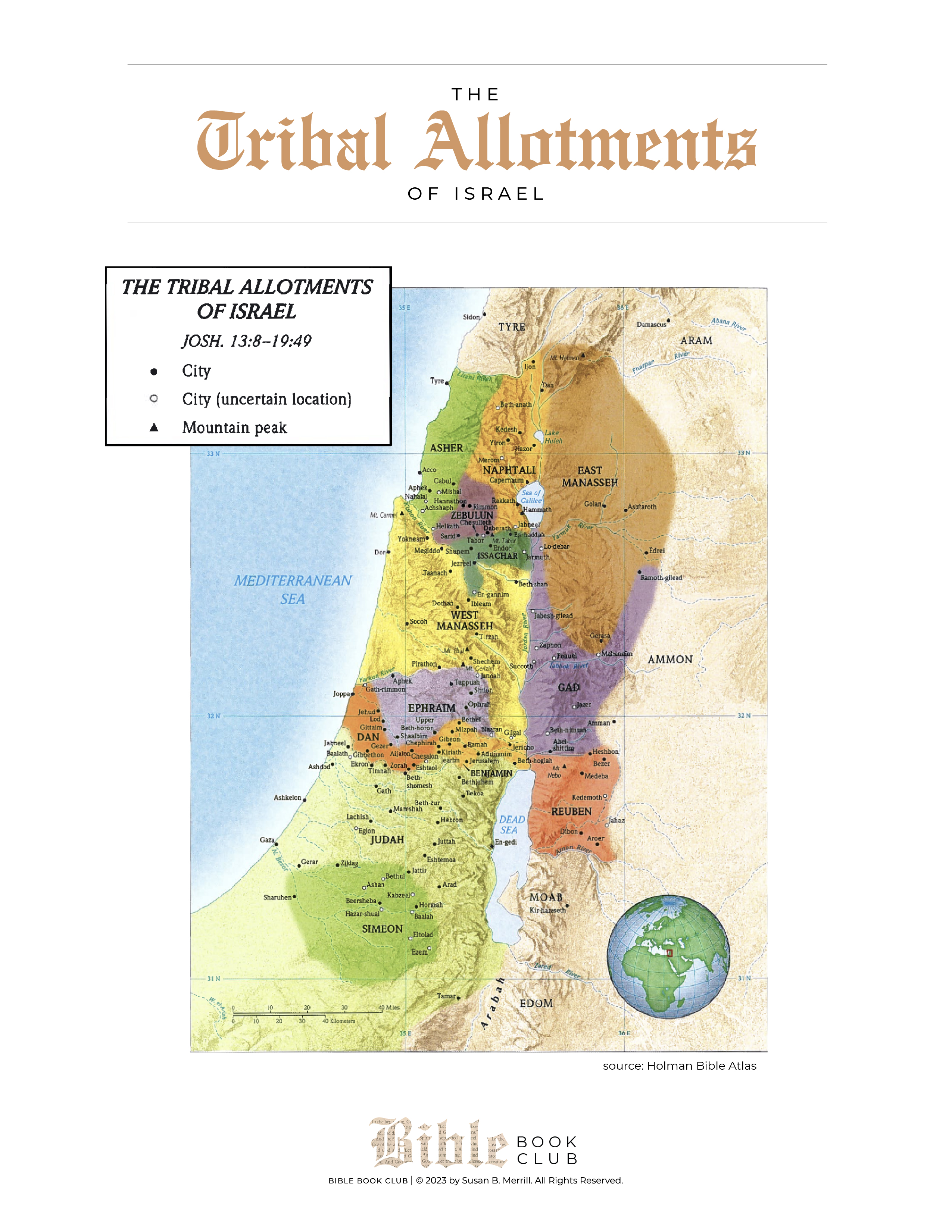 The Tribal Allotments of Israel