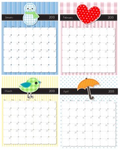 calendars 2013