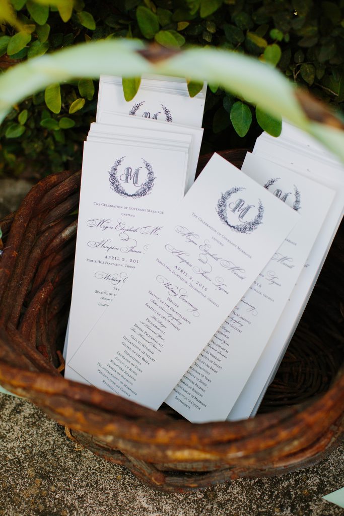 Wedding Program