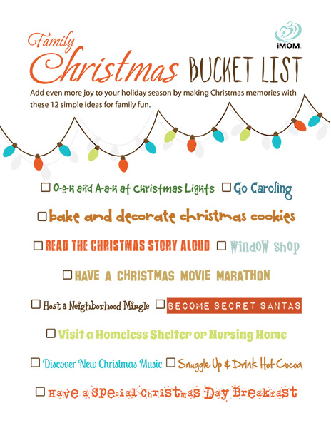 bucket list family